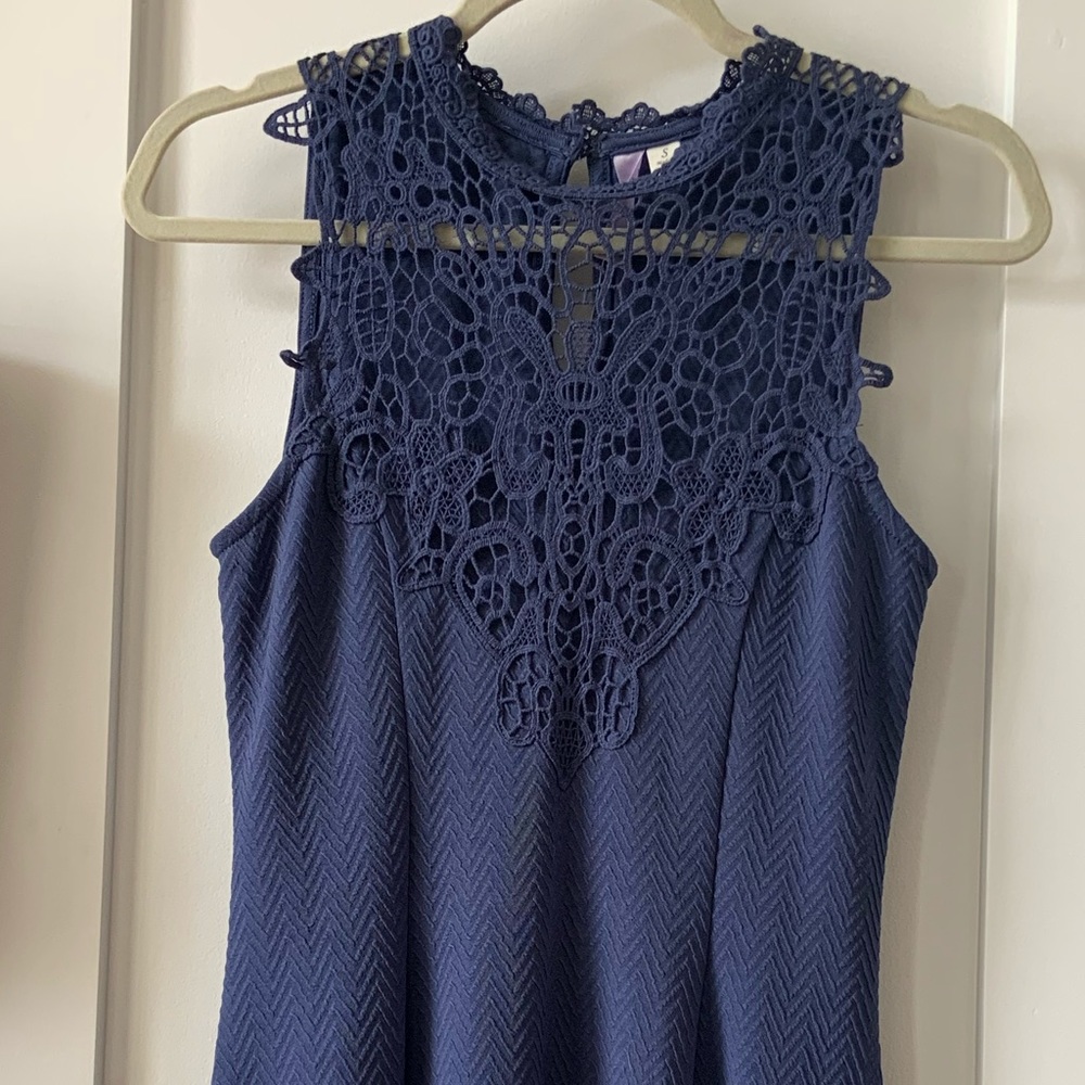 NWT blue mini dress.